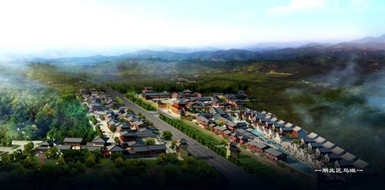說明: C:3至道案例資料！函谷關(guān)文化園函谷關(guān)古鎮(zhèn)一期修規(guī)4.北區(qū)鳥瞰一.jpg